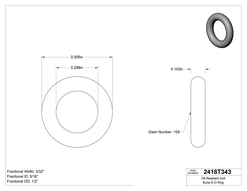 Technical drawing - 2418T343
